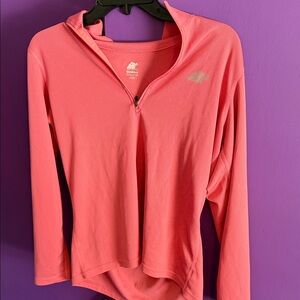 Salmon pink EMS Techwick quarter zip jacket
